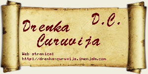 Drenka Ćuruvija vizit kartica